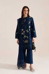 MARIA.B-3PC LAWN EMBROIDERED SHIRT WITH LAWN EMBROIDERED DUPATTA AND TROUSER-NC-2615