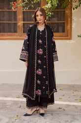 BATIK-3PC LAWN EMBROIDERED SHIRT WITH CHIFFON EMBROIDERED DUPATTA AND EMB TROUSER-NC-2666