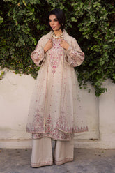 BATIK-3PC LAWN EMBROIDERED WITH ORGANZA EMBROIDERED DUPATTA & TROUSER-NC-2677
