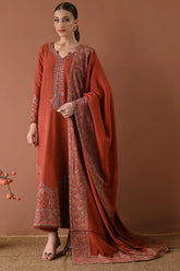 BATIK-3PC LAWN EMBROIDERED SHIRT WITH LAWN EMBROIDERED DUPATTA AND TROUSER-NC-2684
