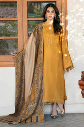 IZEL-3PC LAWN EMBROIDERED SHIRT WITH CHIFFON PRINTED DUPATTA & TROUSER-NC-2685