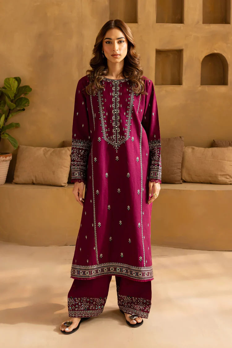 BATIK-2PC LAWN EMBROIDERED SEQUIN SHIRT AND EMBROIDERED TROUSER-NC-2625