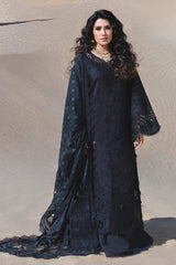 NUREH-3PC LAWN HEAVY EMBROIDERED SHIRT WITH CHIFFON PRINTED EMBR DUPATTA AND TROUSER-NC-2686