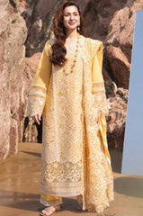 IMROZIA-3PC LAWN CHIKANKARI EMBROIDERED SHIRT WITH KHADDI NET EMB DUPATTA AND EMB TROUSER-NC-4707