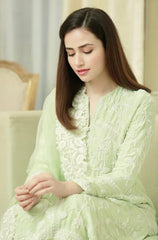 BAREEZE- 3PC LAWN EMBROIDERED SHIRT WITH ORGANZA EMBROIDERED DUPATTA & TROUSER-NC-2605