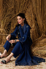 MARIA.B-3PC LAWN EMBROIDERED SHIRT WITH LAWN EMBROIDERED DUPATTA AND TROUSER-NC-2615
