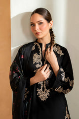 IZNIK- 3PC LAWN EMBROIDERED SHIRT WITH CHIFFON PRINTED DUPATTA AND EMB TROUSER-NC-2613