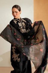 IZNIK- 3PC LAWN EMBROIDERED SHIRT WITH CHIFFON PRINTED DUPATTA AND EMB TROUSER-NC-2613