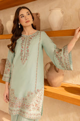 BATIK-2PC SEQUIN LAWN EMBROIDERED SHIRT WITH SEQUIN EMBROIDERED TROUSER-NC-2618