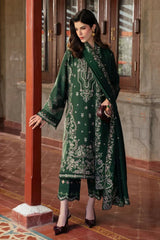SAPPHIRE-3PC LAWN EMBROIDERED SHIRT WITH KHADDI NET EMBROIDERED DUPATTA AND TROUSER-NC-2678