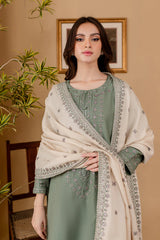 BATIK-3PC LAWN EMBROIDERED SHIRT WITH LAWN EMBROIDERED DUPATTA AND TROUSER-NC-2622