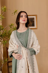 BATIK-3PC LAWN EMBROIDERED SHIRT WITH LAWN EMBROIDERED DUPATTA AND TROUSER-NC-2622