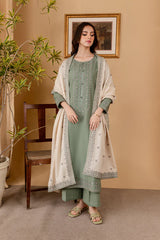 BATIK-3PC LAWN EMBROIDERED SHIRT WITH LAWN EMBROIDERED DUPATTA AND TROUSER-NC-2622