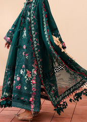 SUFFUSE-3PC LAWN EMBROIDERED SHIRT WITH ORGANZA EMBROIDERED DUPATTA AND TROUSER -NC-2633