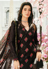 MARIA B-3PC LAWN EMBROIDERED SHIRT WITH MONARK PRINT DUPATTA & TROUSER-NC-2675