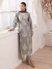 MOHAGNI-3PC LAWN EMBROIDERED SHIRT WITH MONARK PRINTED DUPATTA AND TROUSER-NC-2641