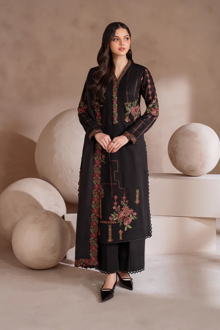 IZNIK-3PC LAWN EMBROIDERED SHIRT WITH CHIFFON EMBROIDERED DUPATTA AND TROUSER-NC-2630