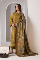 SOBIA NAZIR-3PC LAWN EMBROIDERED SHIRT WITH CHIFFON PRINTED DUPATTA AND TROUSER-NC-2631
