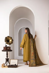 SOBIA NAZIR-3PC LAWN EMBROIDERED SHIRT WITH CHIFFON PRINTED DUPATTA AND TROUSER-NC-2631