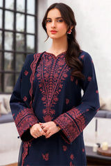 JAZMIN-3PC LAWN EMBROIDERED SHIRT WITH CHIFFON EMBROIDERED DUPATTA AND TROUSER-NC-2611