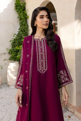 BATIK-3PC LAWN EMBROIDERED SHIRT WITH BAMBER CHIFFON EMBROIDERED DUPATTA AND TROUSER-NC-2633