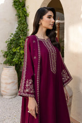 BATIK-3PC LAWN EMBROIDERED SHIRT WITH BAMBER CHIFFON EMBROIDERED DUPATTA AND TROUSER-NC-2633