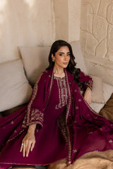 BATIK-3PC LAWN EMBROIDERED SHIRT WITH BAMBER CHIFFON EMBROIDERED DUPATTA AND TROUSER-NC-2633