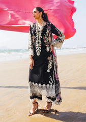ELAF-3PC LAWN EMBROIDERED SHIRT WITH CHIFFON PRINTED DUPATTA AND EMB TROUSER-NC-2697