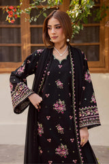 BATIK-3PC LAWN EMBROIDERED SHIRT WITH CHIFFON EMBROIDERED DUPATTA AND EMB TROUSER-NC-2666