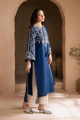 BATIK-3PC LAWN EMBROIDERED SHIRT WITH CHIFFOON EMBROIDERED DUPATTA AND EMB TROUSER-NC-2621