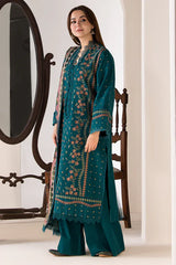 SOBIA NAZIR-3PC LAWN EMBROIDERED SHIRT WITH CHIFON PRINTED DUPATTA AND TROUSER-NC-2630
