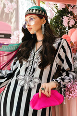 MARIA.B-3PC LAWN EMBROIDERED PRINTED SHIRT WITH CHIFFON PRINT DUPATTA AND PRINT TROUSER-NC-2625