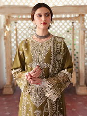 MAHNUR-3PC LAWN EMBROIDERED SHIRT WITH LAWN EMBROIDERED DUPATTA & TROUSER-NC-2522