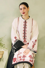 ZAHRA SHAHJAHAN- 3PC LAWN EMBROIDERED SHIRT WITH DIAMOND PRINTED DUPATTA-NC-2638