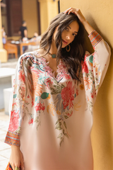 MUSHQ-3PC LAWN PRINTED SHIRT WITH CHIFFON PRINT DUPATTA AND PRINT TROUSER-NC-2608