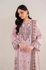 GARNET-3PC LAWN EMBROIDERED SHIRT WITH LAWN EMBROIDERED DUPATTA AND TROUSER-NC-2613