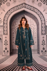 URGE-2PC LAWN EMBROIDERED SHIRT WITH EMB TROUSER-NC-2608