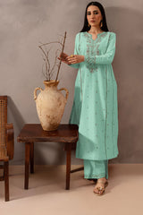 BATIK-2PC LAWN EMBROIDERED SHIRT WITH EMB TROUSER-NC-2609