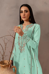 BATIK-2PC LAWN EMBROIDERED SHIRT WITH EMB TROUSER-NC-2609