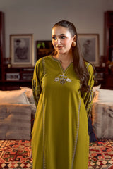 URGE-2PC LAWN EMBROIDERED SHIRT WITH EMB TROUSER-NC-2610