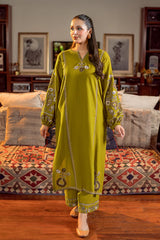 URGE-2PC LAWN EMBROIDERED SHIRT WITH EMB TROUSER-NC-2610
