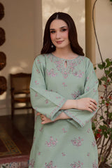 BATIK-2PC LAWN SEQUIN EMBROIDERED SHIRT WITH TROUSER-NC-2637