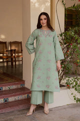 BATIK-2PC LAWN SEQUIN EMBROIDERED SHIRT WITH TROUSER-NC-2637