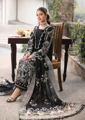 ASIM JOFA-3PC LAWN EMBROIDERED SHIRT WITH CHIFFON EMBROIDERED DUPATTA AND TROUSER -NC-2633
