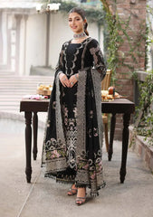 ASIM JOFA-3PC LAWN EMBROIDERED SHIRT WITH CHIFFON EMBROIDERED DUPATTA AND TROUSER -NC-2633