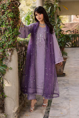 BATIK-3PC LAWN EMBROIDERED SHIRT WITH ORGANZA EMBROIDERED DUPATTA AND TROUSER-ADR-2630