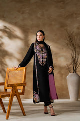 MIRANA-3PC LAWN EMBROIDERED SHIRT WITH CHIFFON TYE&DYED DUPATTA AND TROUSER-NC-2640