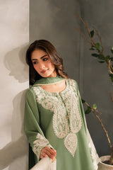MIRANA-3PC LAWN EMBROIDERED SHIRT WITH BAMBER CHIFFON DUPATTA-NC-2670