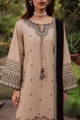 BATIK-3PC LAWN EMBROIDERED SHIRT WITH CHIFFON EMBROIDERED DUPATTA AND EMB TROUSER-NC-2665