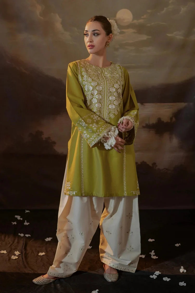 URGE-2PC LAWN EMBROIDERED SHIRT WITH LAWN EMBROIDERED TROUSER-NC-2626